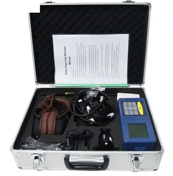 2000 Underground Water Pipe Leakage Detector Water Pipe Leak Machine With Backlight LCD Screen