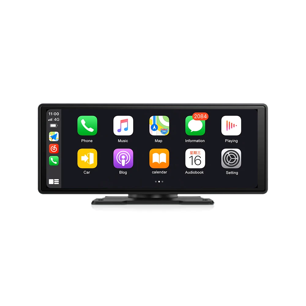 MEKEDE Wireless Carplay Android Auto Odtwarzacz MP5 Uniwersalne Radio Samochodowe Multimedialny Rejestrator Wideo WIFI FM AUX Obsługa kamery — zdjęcie 2