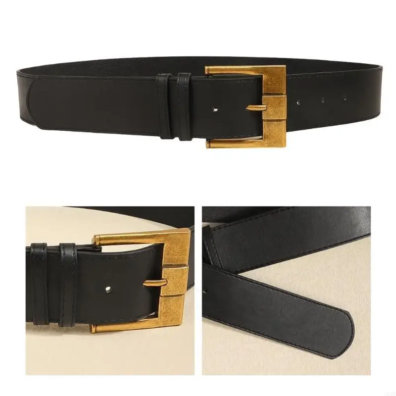Cinturón anchado simple cintura