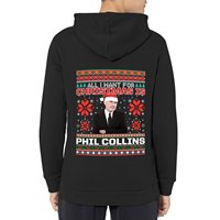 ALL I WANT FOR CHRISTMAS ISPhíl music Còllíns V-neck Woman Hoodie mens clothes graphic hoodies
