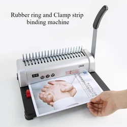 Punching Machine Manual Rubber Ring Clip Binding Machine File Archive Ledger Binding Machine Simple Operation