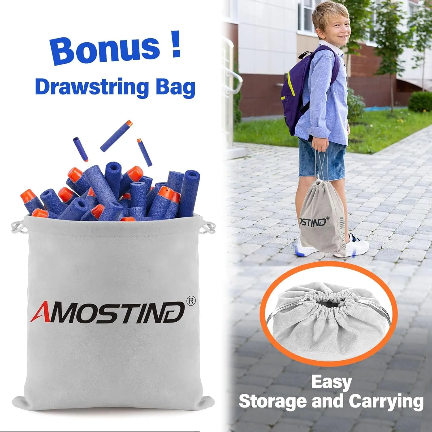 リフィルダーツ 100 個の弾丸弾薬パック ナーフ N-Strike Elite 2.0 シリーズ DinoSquad に対応 すべてのエリートブラスターと連携 ブルー