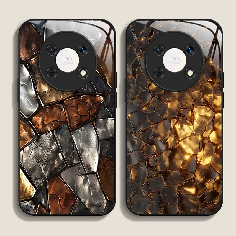 Textured Gold Geome… - image