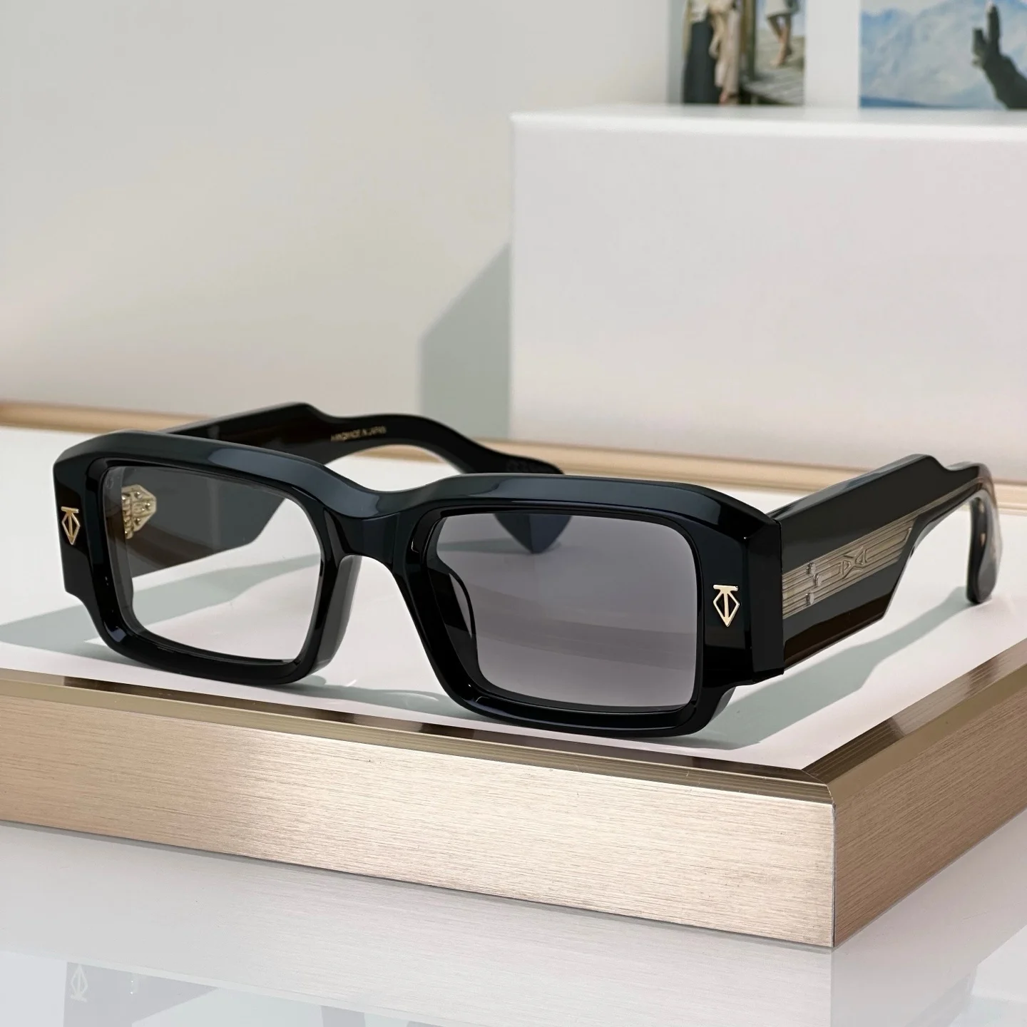 

The ROSSI gafas de sol hombre, Thick Acetate UV400 Outdoor Fashion Brand Designer Sun Glasses ,Premium Quality Women sunglasses