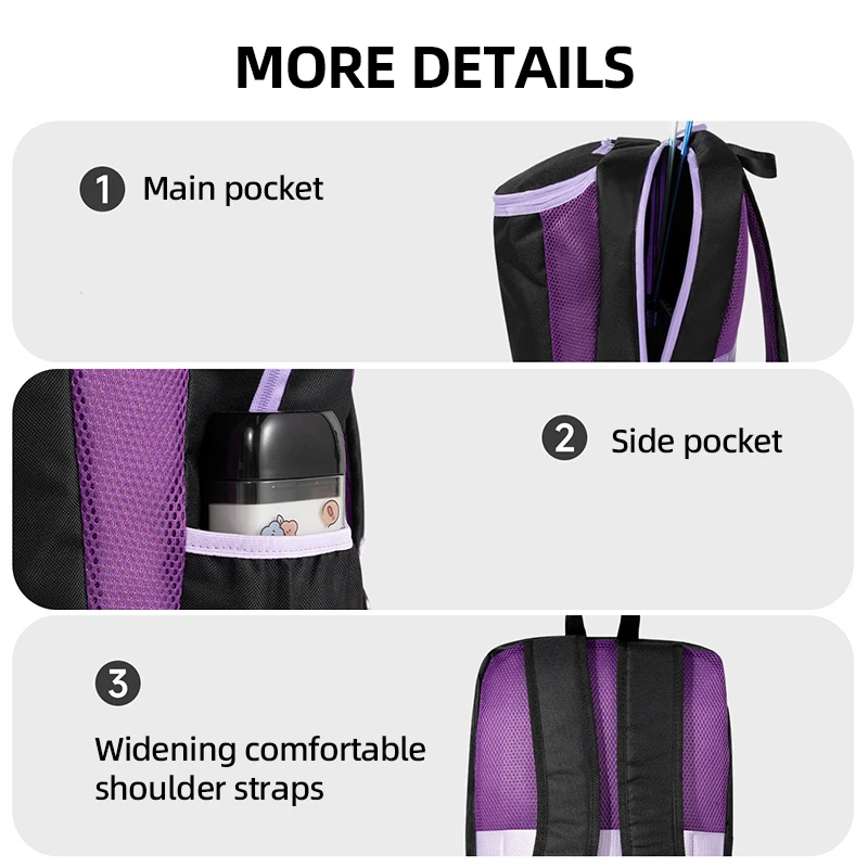 حقيبة مضارب كرة الريشة للتنس، حقيبة ظهر للفصل الجاف والرطب مع جيب للأحذية، حقيبة كتف للتدريب الرياضي والسفر في الهواء الطلق