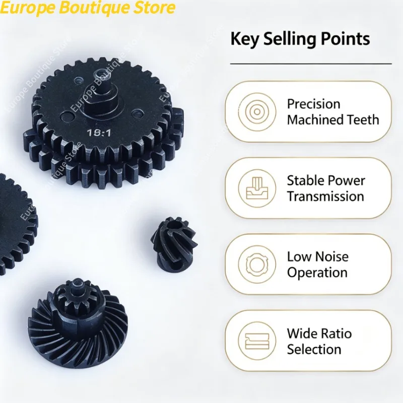New Full Range CNC Gears 8‑24, Offset‑pin Straight‑tooth & Spiral Motor Pinion, Bevel Replacement Gear Parts