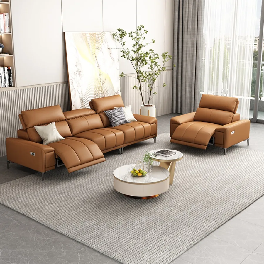 Luxury Living Room Sofas Modern Sectional Leather Living Room Sofas Lazy Confort Recliner Adaptables Nordic Muebles Home Decor