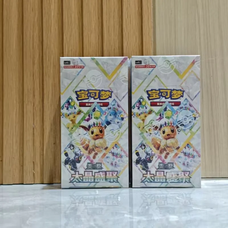 New Poké Ptcg Sv8a Chinese Version 17.5 Taijing Shengju Supplementary Package Csv9.5c  Box Battle Game Collect Cards Adult Gift