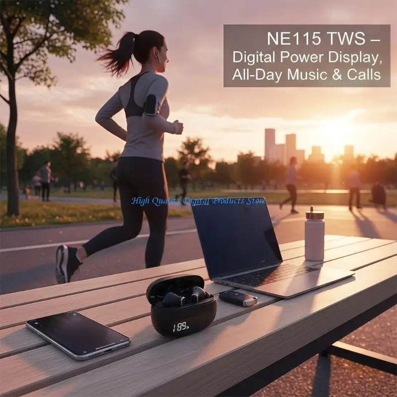 U2JE ABS Wireless In Ear Headphones Featuring Clear Sound Quality And Secure For Active Lifestyles