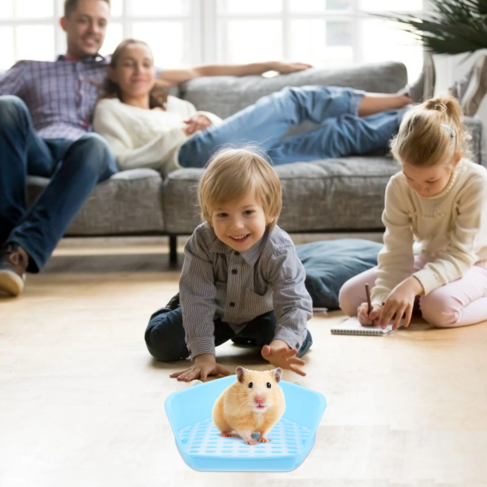 

Hedgehog Litter Tray Rabbit Toilet Basin Chinchilla Potty Bunny Toilet Pet Training Litter Box