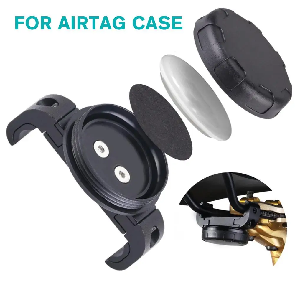  for airtag Holder Bike Saddle Mounting Bracket Anti-theft Gps Tracking Bicycle Hidden Protective Cover for airtag T4d5