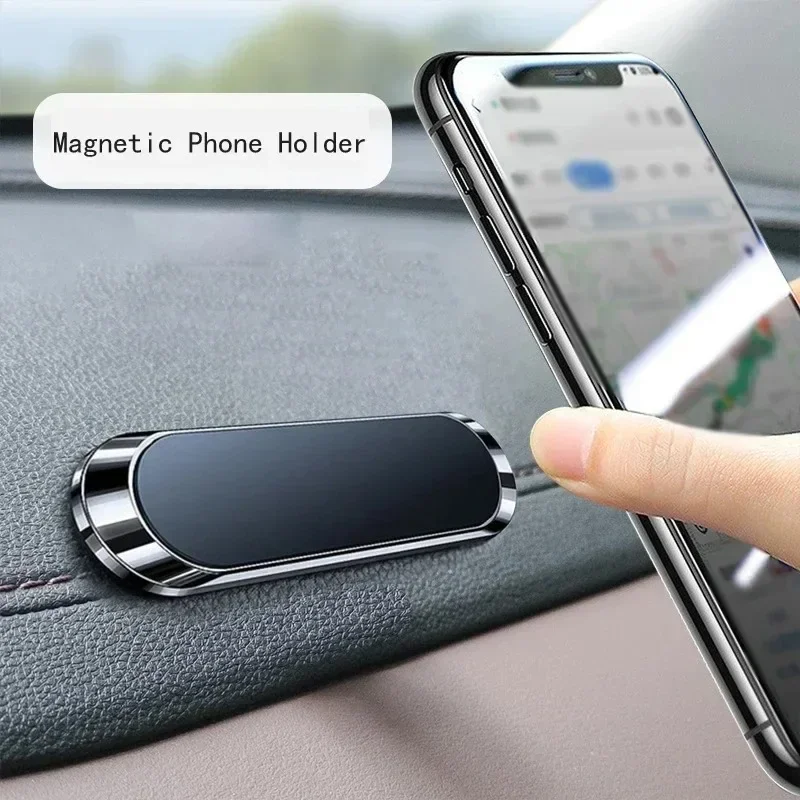 Mini Magnetic Car Mobile Phone Stand Strong Magnetic Absorption Rice Seamless Adhesive Mobile Phone Accessories For All Phones
