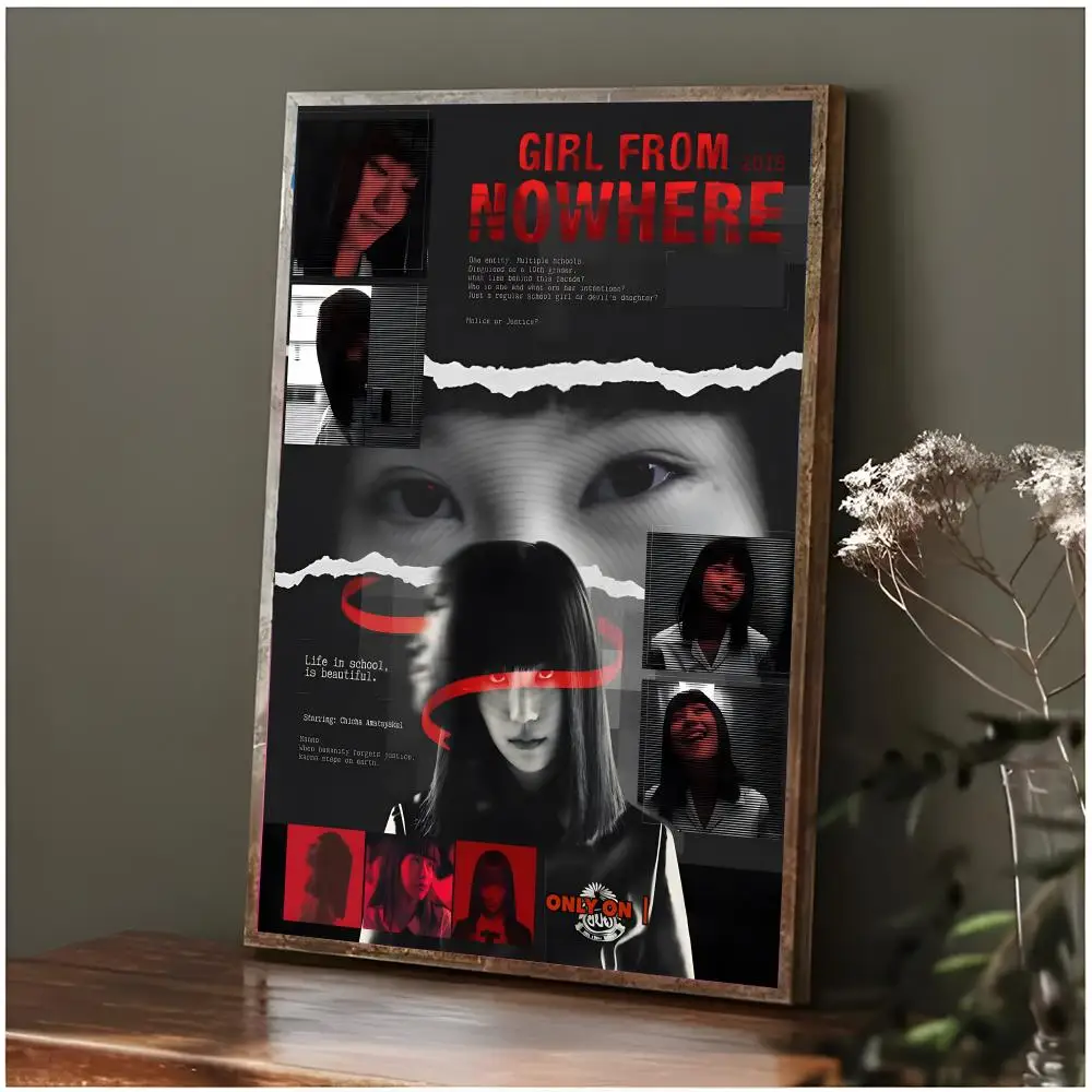 Mysterious Series G-Girl From Nowhere Poster Modern Wall Art Bedroom Living Room Print Unframed