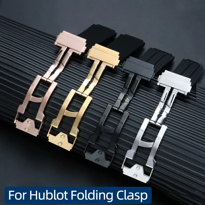 Stainless Steel Buckle For Hublot Fusion Classic Big Bang King Power Series Watch Watch Strap  Folding Clasp