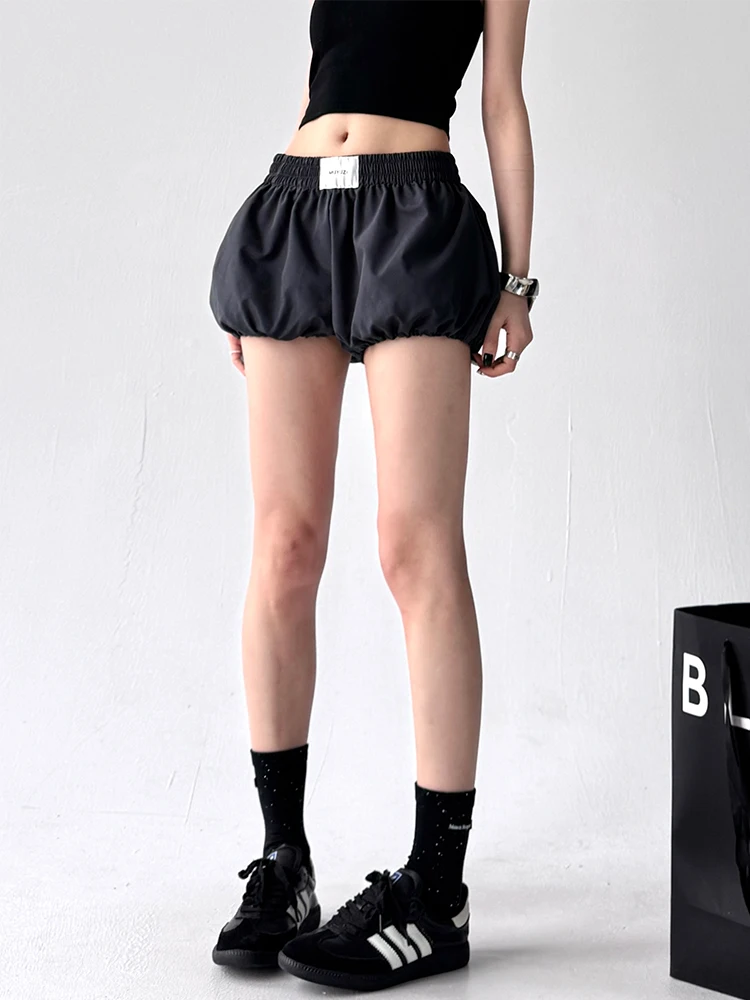 ハイウエスト ランタンパンツ レディース ストリート スリムフィット カジュアル アメリカン ファッション 花柄 コットンブレンド オーツ