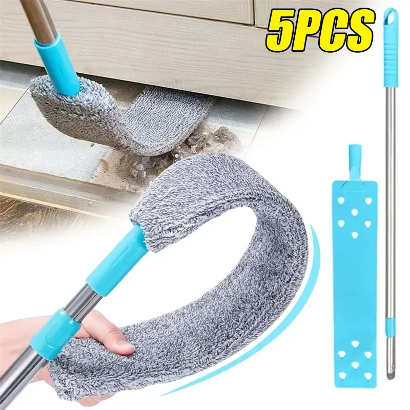 Long Handle Mop Bedside Dust Brush Detachable Cleaning Duster Gap Cleaning brush Sofa Furniture Gap Dust Cleaner Household Items