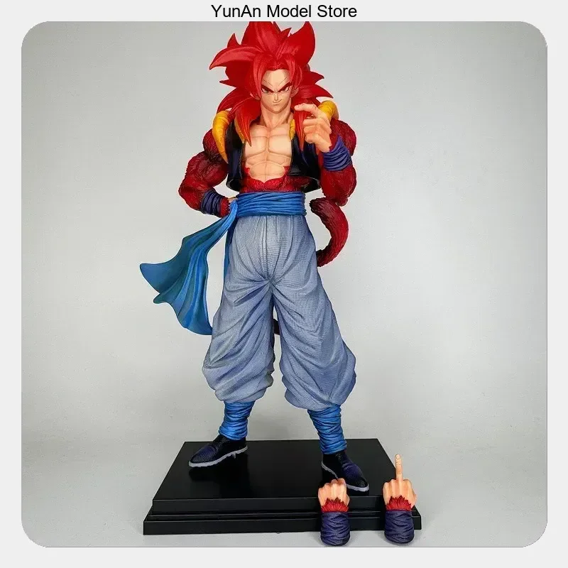 

Anime Figure Model Statue Collection Dragon Ball Super Saiyan 4 Gogeta Standing Pose With Three Interchangeable Hands Gift