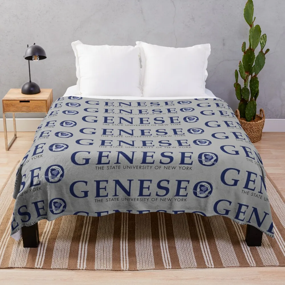 

Geneseo Knights Throw Blanket bed plaid Plaid For Decorative Sofa Vintage Blankets