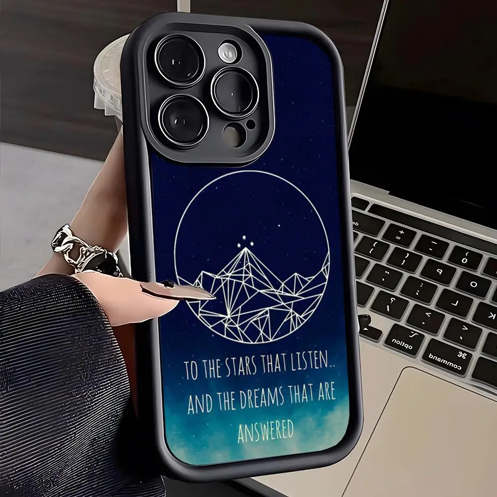 Sarah J MaaS Phone Case For IPhone 16 Pro Max 15 Pro 14 Plus 13 12 11 XR XS Max X 7 8 Plus Soft TPU Back Cover