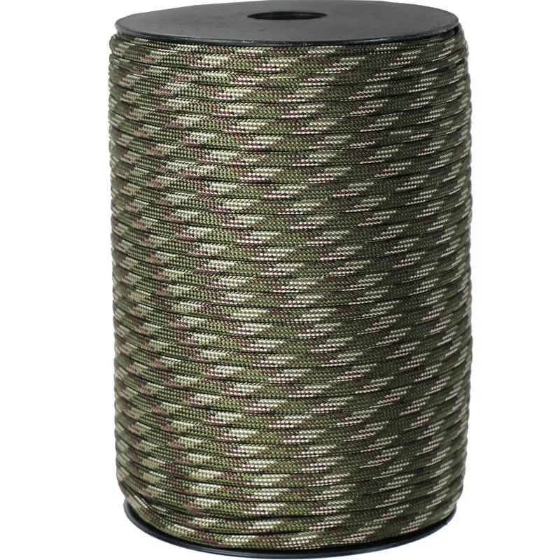 100M 550 Paracord Rope, 9-Strand 4mm Nylon Survival Cord, Heavy Duty Rope for Camping, Hiking and DIY Craft Projects