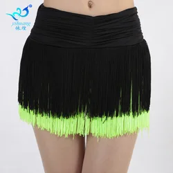 1pcs/lot Fashion sexy Adult Lady dance dance skirt women's double tassel Latin dance skirt fringed skirts