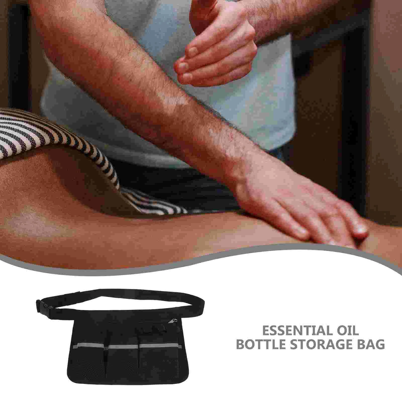 Essential Oil Pack Massage Salon Waist Bag Bottle Pouch Lotion Carrying Portable Storage