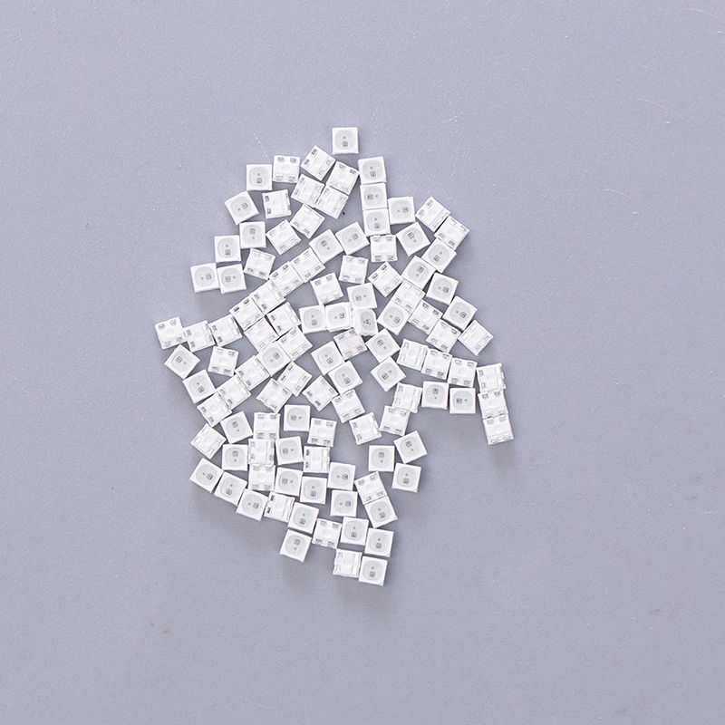 100Pcs WS2812B 2020 LED Chip Mini White PCB RGB Full Color LED Chip DC5V For LED Strip Screen