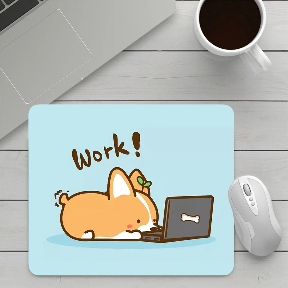 Leuke Welsh Corgi Kleine Gaming Muismat Computer Mousepad Pc Gamer Muis Mat Laptop Kantoor Mausepad Xxl Toetsenbord Mat Bureau pad