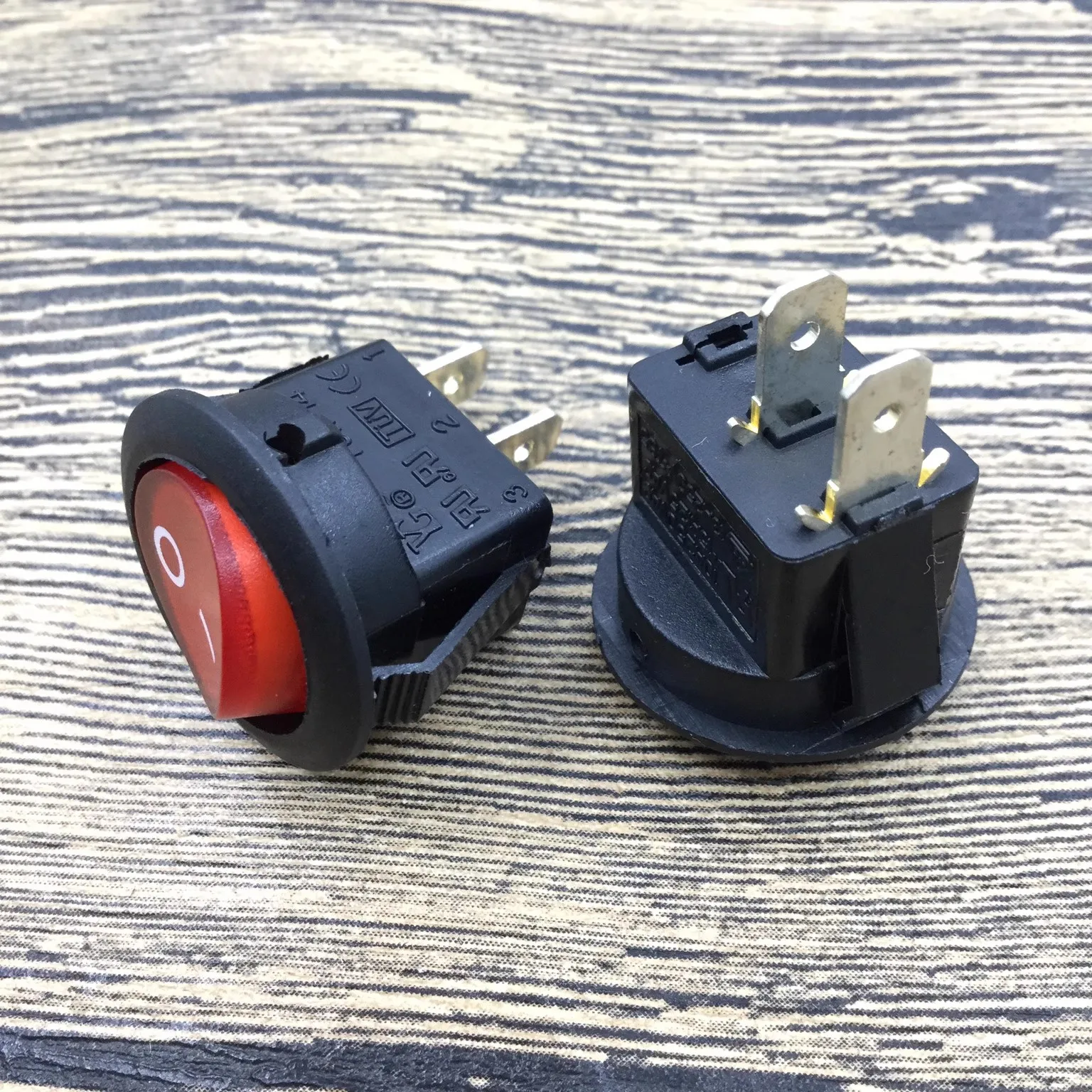 1~5pcs/lot YSR-14 circular boat-shaped switch, 2-pin, 2-position button, toggle power switch, 10A high current
