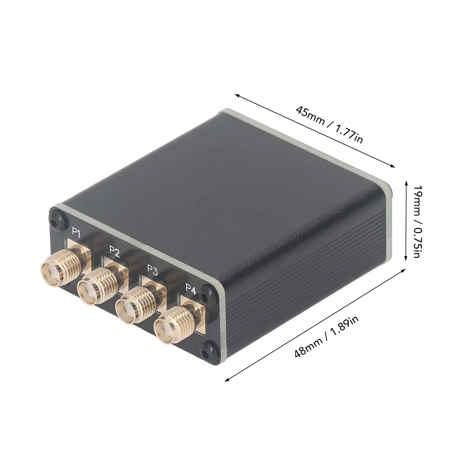 Distributor Isolasi RF Aktif RF Splitter untuk Sumber SDR GPSDO 100kHz hingga 150MHz RF Splitter