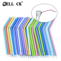 250pcs Dental Air Water Syringe With Plastic Core Nozzles Tips Tubes Disposable 3-Way Triple Teeth Whitening Dentist Instrument