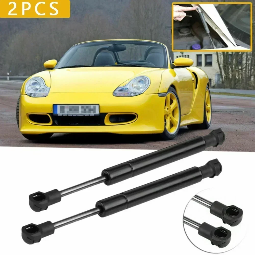 2pcs Stainless Steel Car Front Hood Lift Struts Support Shock Gas Cylinder For 911 1999-2005 Accessories