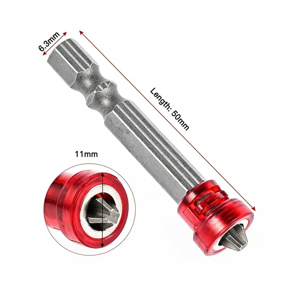 Utensili per viti elettriche Parti per utensili per trapano con punta per cacciavite Lunghezza 50 mm Nuovo di zecca per viti per cartongesso Testa singola
