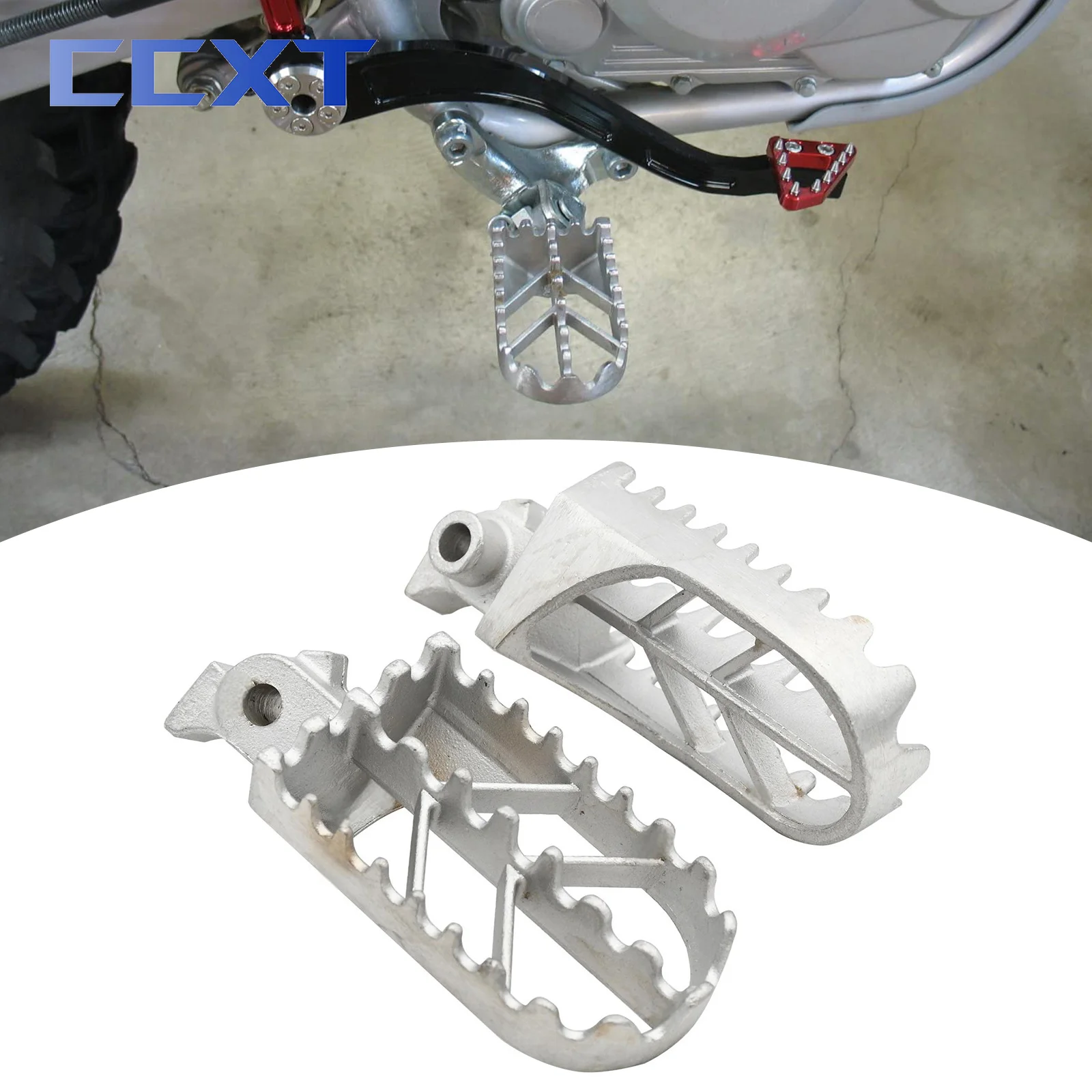 Motorcycle Stainless Steel Foot Rest Pegs Footpegs For Honda XR50 XRF70 CRF50 CRF70 CRF80 CRF100F XR CRF 50cc 70cc Universal