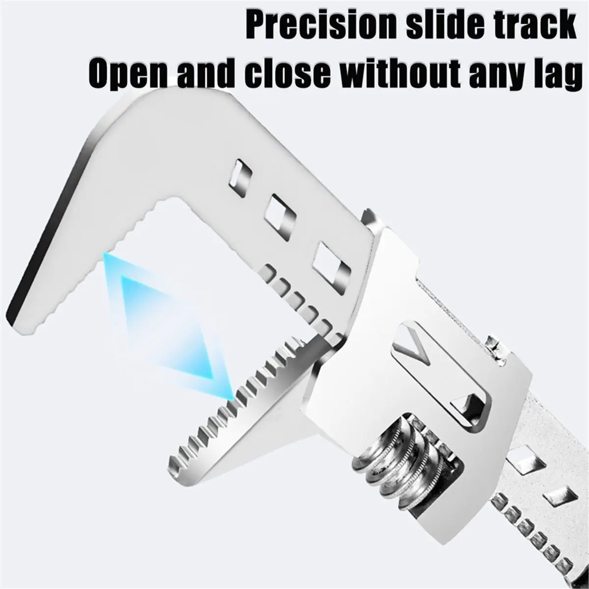 

1pc F-Type Wrench Adjustable Spanner with Wide Jaw for Home DIY Pipe Repairs