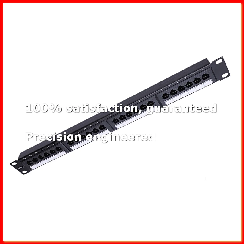 UTP 24 Port Rj45 Patch Panel Rack Cable Wall Mounted Bracket Connector Rack Tool Ethernet Lan Network Adapter CAT6-A79M