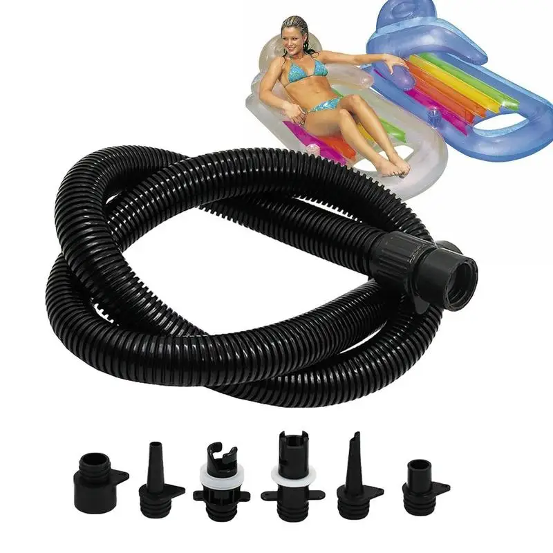 

Kayak Paddle Board Air Pump Surfboard Board Air Pump Inflatable Tube Hand Pump Connection Hose Waves Tube Multi-joint Snap Mouth