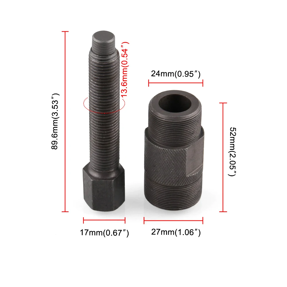 ساحب حذافة محرك دراجة نارية ، أدوات إصلاح ، ساحب ، كود سحب مغناطيسي مزدوج الرأس ، ساحب دوار ، 24 ، 27