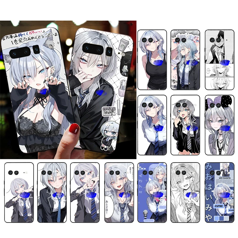 Силиконовый мягкий чехол для Google Pixel 10 9 Pro XL, для Google Pixel 9A 8A 7A 6A 5, Haimiya senpai wa Kowakute Kawaii