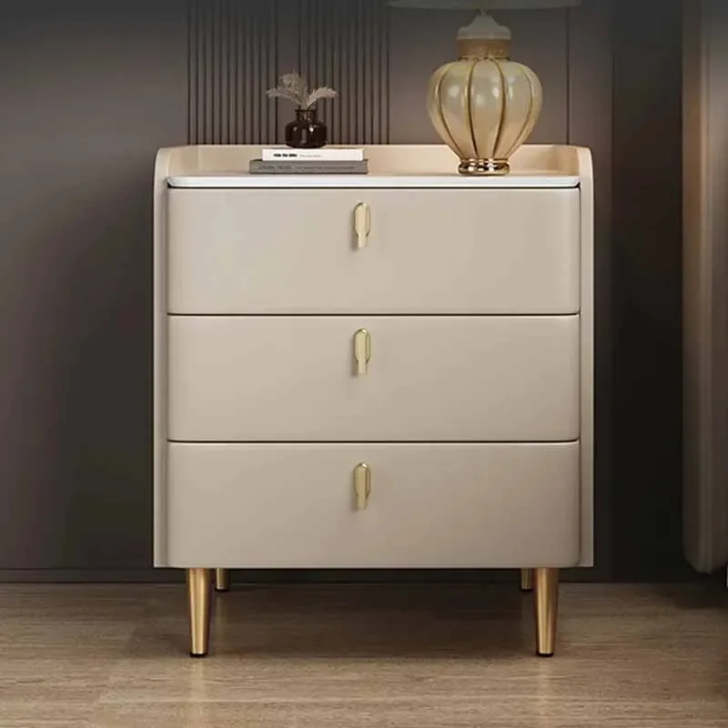 Bedroom Modern Nightstand Storage Nordic Minimalist Mobile Bedside Cupboard Luxury Floor Armarios De Dormitorio Home Furniture