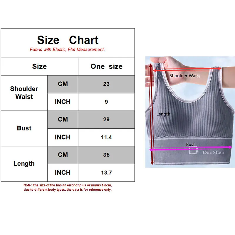 High Quality Women\'s Underwear Seamless Sports Bra Deep U-Shaped Removable Pad Back-Shaping Tube Top Yoga Sports Bra