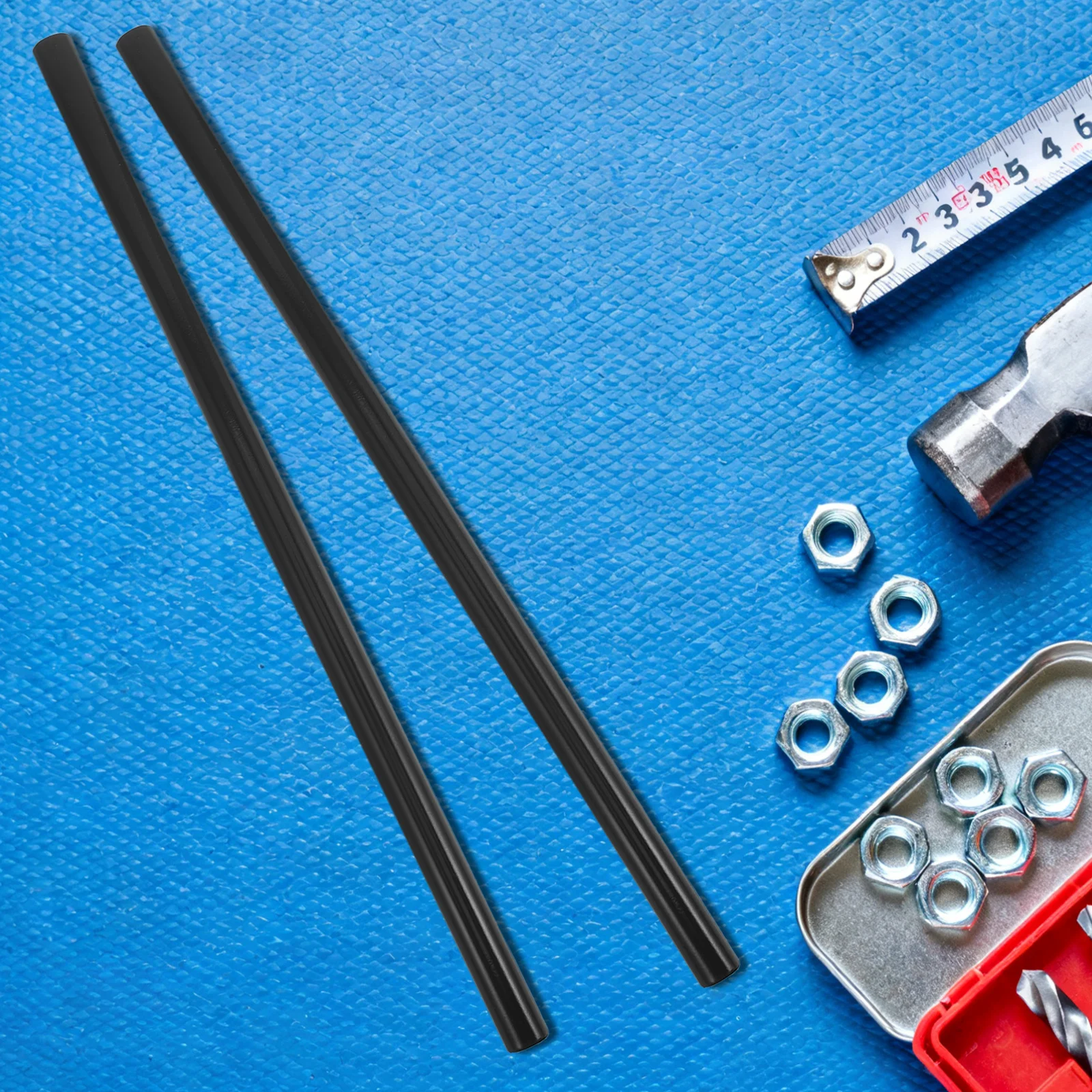 

8pcs 16Mm Iron Round Tube For Clothing Rack Black Detachable Pipe Fitting Portable Closet Stand Wardrobe Shoe Storage Organizer