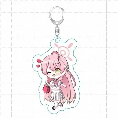 Azitani Hifumi hayase yuuka Koyuki Kurosaki Anime Sunaokami Shiroko Takanashi Hoshino Portachiavi Bambola Acrilico Portachiavi Ciondolo Regalo