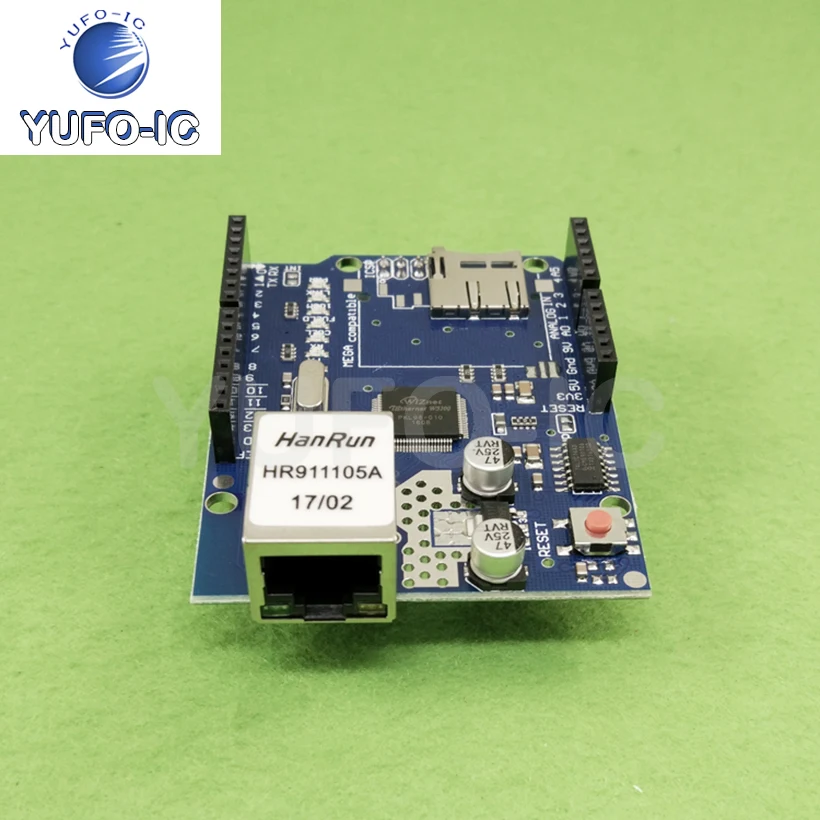 Free Ship 3pcs Ethernet W5100 Network Expansion Board SD Card Expansion Support Mega New Board