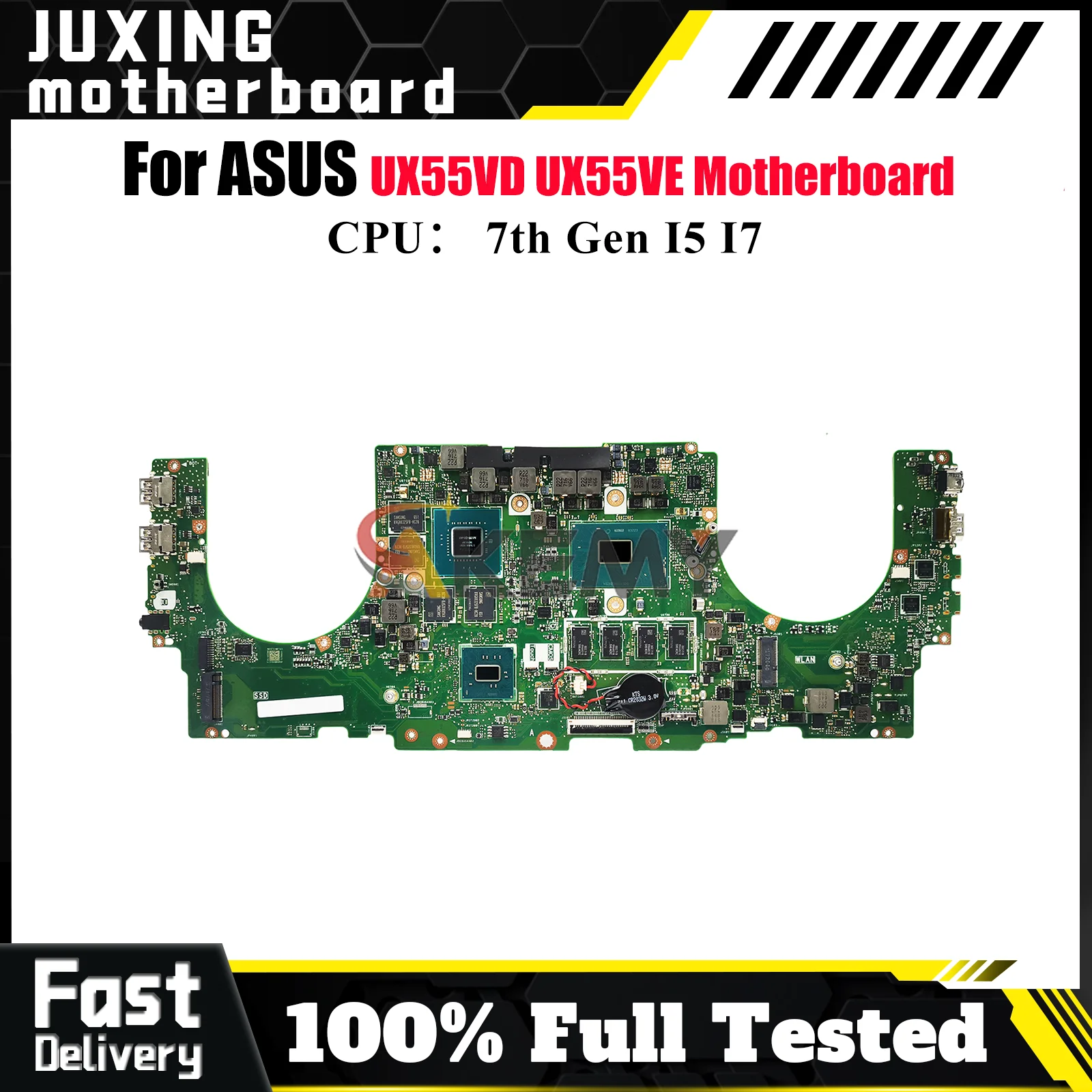 

UX550VD Laptop Motherboard For ASUS ZenBook UX55VE UX55VD UX550 UX580G Notebook Mainboard With I5 I7 CPU 100% tests OK fast ship
