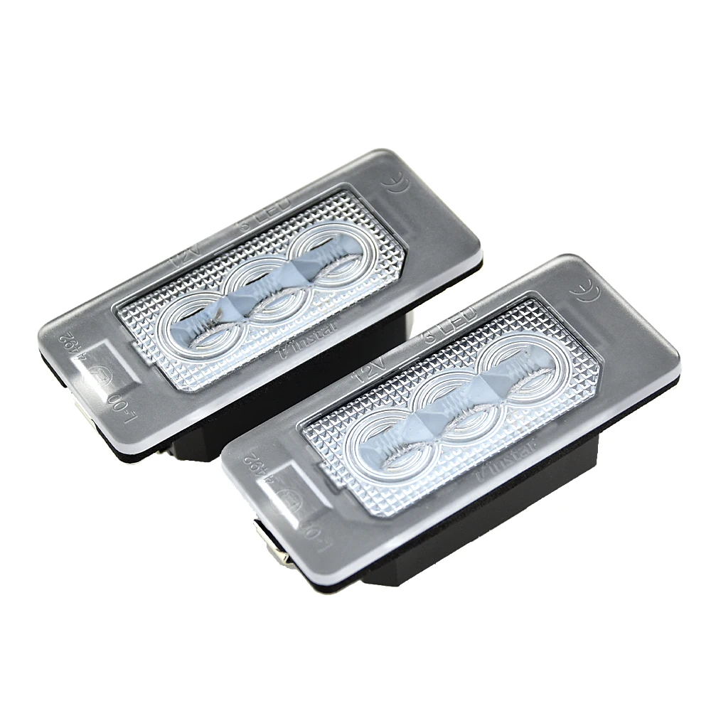 

1Pair Car LED License Plate Number Light for BMW E82 F22 E46 E93 E60 F10 with Built-in Canbus Controller