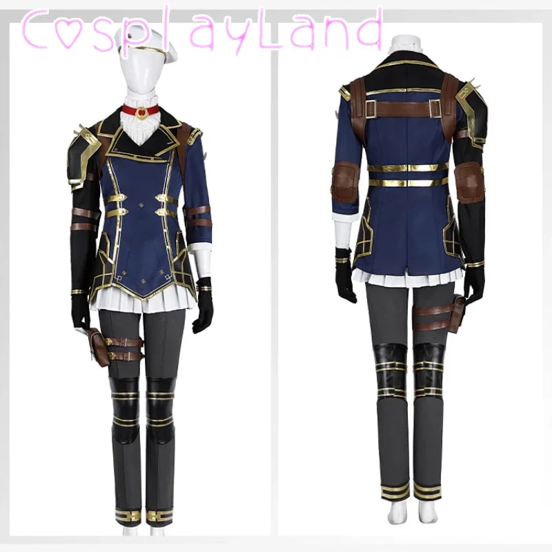 Legends2 Caitlyn Cosplay Costume Police Women Uniform Suit Game LOL Outfit Arcane Costumes with Accessories Full Set Roleplay