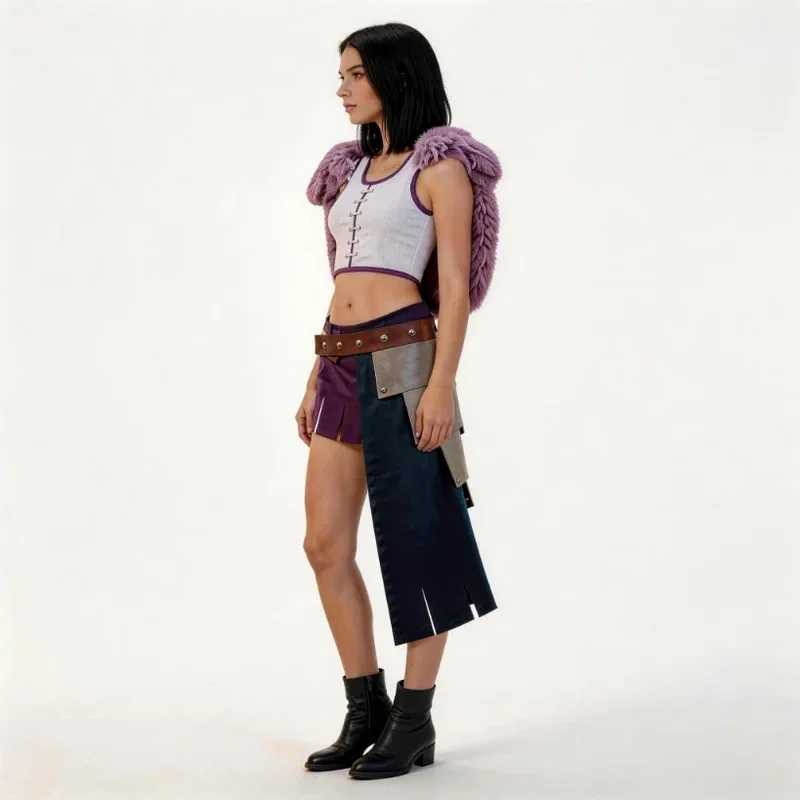 Nico Robin Cosplay Costume Purple Set Anime Character Halloween Masquerade Performance Clothing for Adult Women - view 6