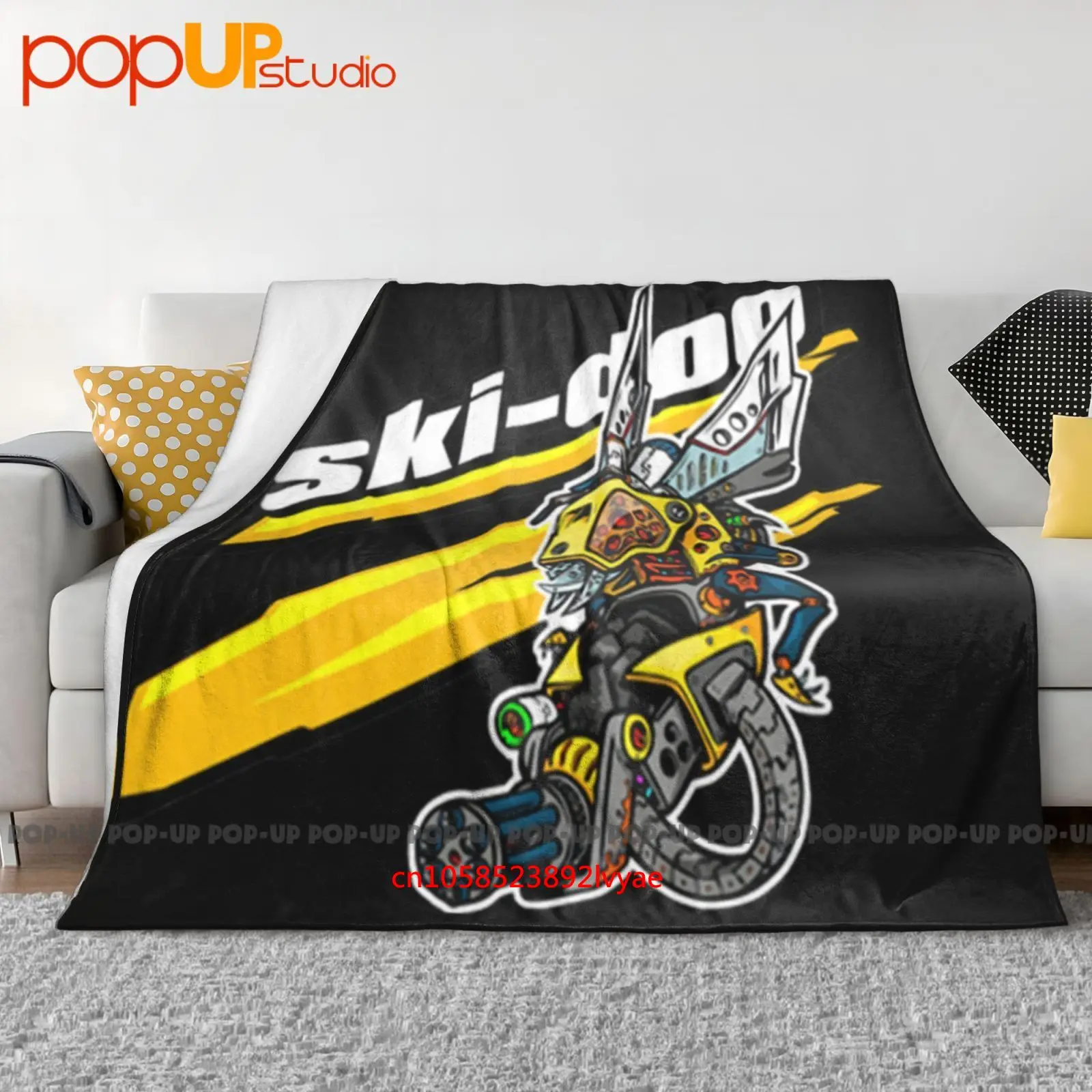 Ski Doo Ski Doo Logo Snowmobiles Snow Mobiles Ultra-Soft Blanket Quilt Winter Sofa Cover Bed Covers