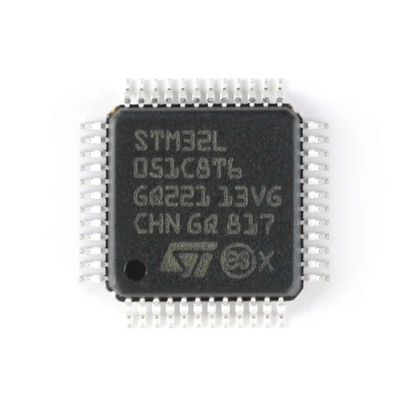 Genuine Original STM32L051C8T6, LQFP‑48 Package, ARM Cortex‑M0+ Core 32‑Bit Microcontroller MCU Chip
